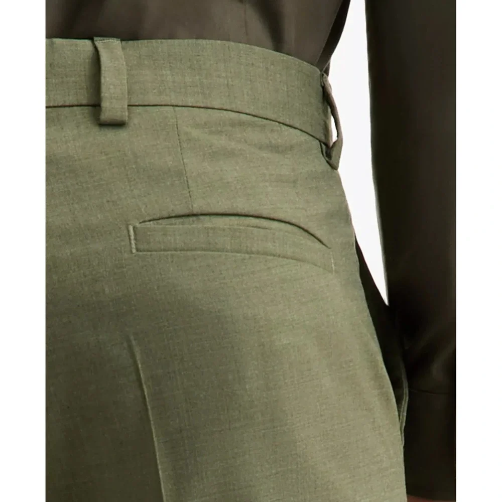 HUGO by Hugo Boss Mens Modern fit 2-pc Suit Jacket 36S 32W 30L Olive Green